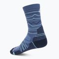 Smartwool Hike Light Cushion Mountain Pattern Crew Socks nightfall blue 2