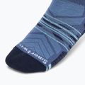 Smartwool Hike Light Cushion Mountain Pattern Crew Socks nightfall blue 3