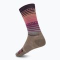 Women's socks Smartwool Everyday Stitch Stripe Crew fossil/purple 2
