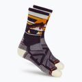 Women's socks Smartwool Hike Light Cushion New Pattern Crew prple ris