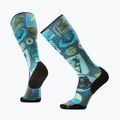 Ski socks Smartwool Ski Targeted Cushion Explorer Print OTC deep navy