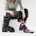 Women's ski socks Smartwool Ski Targeted Cushion Pattern OTC purple iris 2