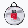 The North Face Base Camp Duffel S 50 l travel bag white/black/elevation red 2