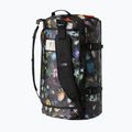 The North Face Base Camp Duffel S 50 l travel bag black alpine floral 3