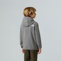 Children's fleece sweatshirt The North Face Teen Glacier Full Zip Hoodie mid grey heather 5
