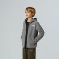 Children's fleece sweatshirt The North Face Teen Glacier Full Zip Hoodie mid grey heather 6