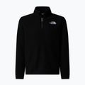 Children's fleece sweatshirt The North Face Teen Glacier 1/4 Zip black
