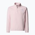 Children's fleece sweatshirt The North Face Teen Glacier 1/4 Zip pale blossom