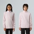 Children's fleece sweatshirt The North Face Teen Glacier 1/4 Zip pale blossom 3