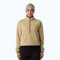 Women's sweatshirt The North Face Glacier Fleece 1/2 Zip Short khaki stone