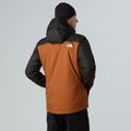 Men's down jacket The North Face Millerton Insulated burnt umber/black 3