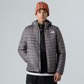 Men's down jacket The North Face Huila Synthetic Hoodie smoked pearl 4