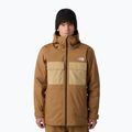 Men's snowboard jacket The North Face Fourbarrel Triclimate utility brown/khaki