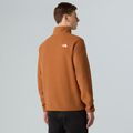 Men's fleece sweatshirt The North Face Glacier Fleece 1/4 Zip burnt umber 3
