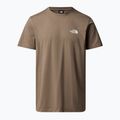 Men's T-shirt The North Face Simple Dome mocha brown 3