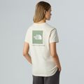 The North Face women's Box Nse Relaxed white dune/slate moss t-shirt 3