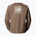 Men's sweatshirt The North Face Raglan Box Nse Crew mocha brown/mushroom gr 2