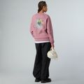 Women's sweatshirt The North Face Connect Relaxed Crew Graphic nostalgia rose 3