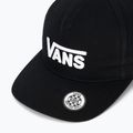 Children's baseball cap Vans Drop V Logo Snapback black 3