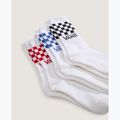 Socks Vans Classic Check Crew 3 pairs white 3