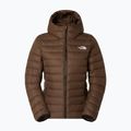 Women's down jacket The North Face Down Hooded smokey brown 5