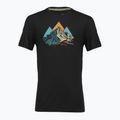 Men's T-shirt Smartwool Peak Bagger Active SS Graphic Tee black