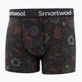 Men's thermal boxer briefs Smartwool Merino Print Boxer Brief Boxed black paisley