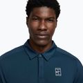 Men's tennis polo shirt Nike Court Dri-Fit Advantage armory navy / white / white 4