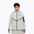 Children's sweatshirt Nike Sportswear Tech Fleece Full-Zip dark grey heather/black/black