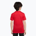 Children's football T-shirt Nike Academy Dri-Fit Jr university red/university red/black 3