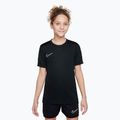 Children's football T-shirt Nike Academy Dri-Fit Jr black/black/white/white