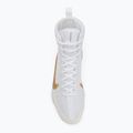 Nike Machomai 3 white/metallic gold boxing shoes 5