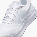Nike Run Defy women's running shoes white / pure platinum / black 8