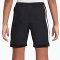 Children's football shorts Nike Academy Dri-Fit Jr black/black/pale ivory/ pale ivory 2