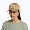 Baseball cap Nike Club Unstructured Futura Wash parachute beige/white