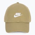 Baseball cap Nike Club Unstructured Futura Wash parachute beige/white 2