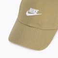 Baseball cap Nike Club Unstructured Futura Wash parachute beige/white 3