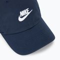 Baseball cap Nike Club Unstructured Futura Wash obsidian/white 3