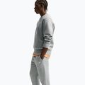 Men's trousers Nike Club Cuffed Brushed dark grey heather/light smoke grey/white 4