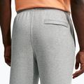Men's trousers Nike Club Cuffed Brushed dark grey heather/light smoke grey/white 5