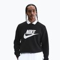 Men's sweatshirt Nike Sportswear Club Graphic Fleece Crew black/white