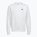 Men's sweatshirt Nike Club Fleece Crew white/black 7