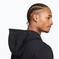 Men's sweatshirt Nike Club Full Zip Hoodie black/black/white 5