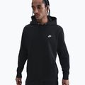Men's sweatshirt Nike Club Pullover Hoodie black/black/white