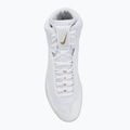 Nike Inflict 4 wrestling shoe white/metallic gold/photon dust/black 5