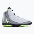 Nike Inflict 4 football wrestling shoes grey/lime blast/anthracite/white 2