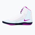 Nike Inflict 4 wrestling shoe white/hyper violet/glacier blue/obsidian 2
