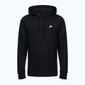 Men's sweatshirt Nike Sportswear Club Knit Pullover Hoodie black/black/white 4