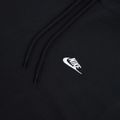 Men's sweatshirt Nike Sportswear Club Knit Pullover Hoodie black/black/white 6