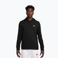 Men's sweatshirt Nike Sportswear Club Knit Pullover Hoodie black/black/white